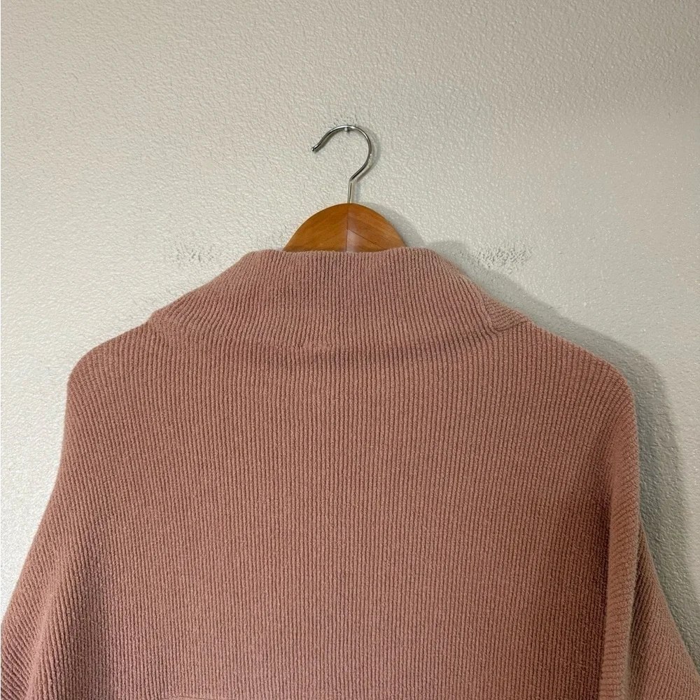 Free People Ottoman Slouchy Tunic Sweater Pink Sun Sand Medium
